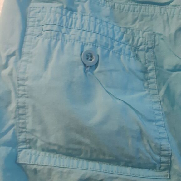 Women's 7 Pocket Blue Capris Reitmans size 11 - Picture 7 of 13